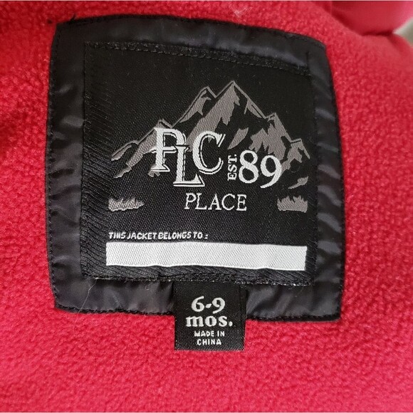 FLC 1989 Place Black Puffer Jacket, 6-9 months - Picture 7 of 9
